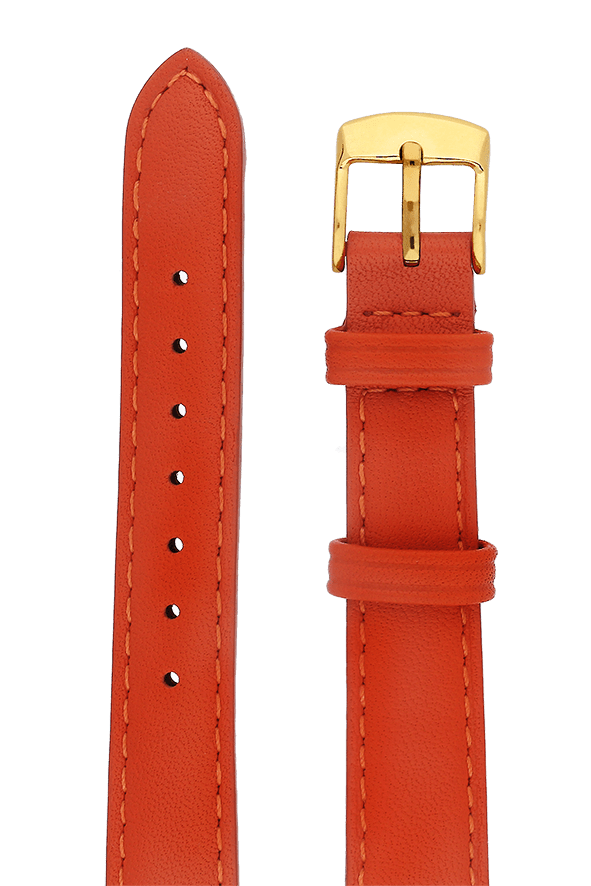 Yonger & Bresson Bracelet cuir Bracelet cuir orange femme 14 mm