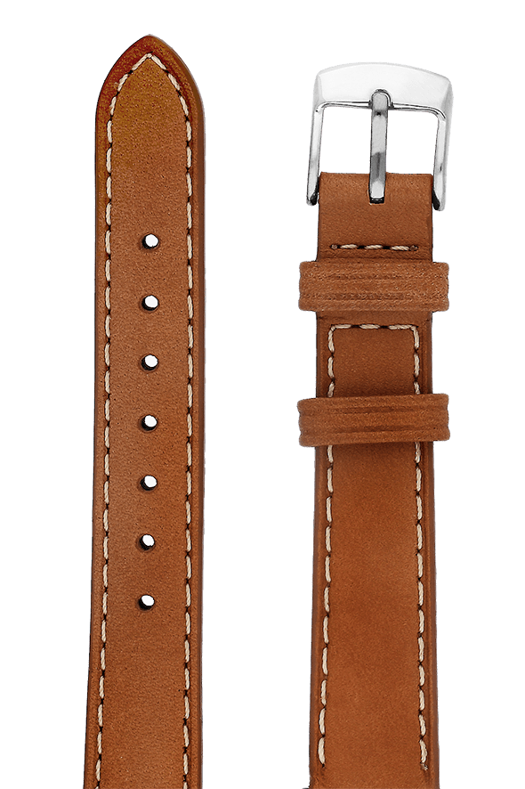 Yonger & Bresson Bracelet cuir Bracelet cuir camel femme 14 mm