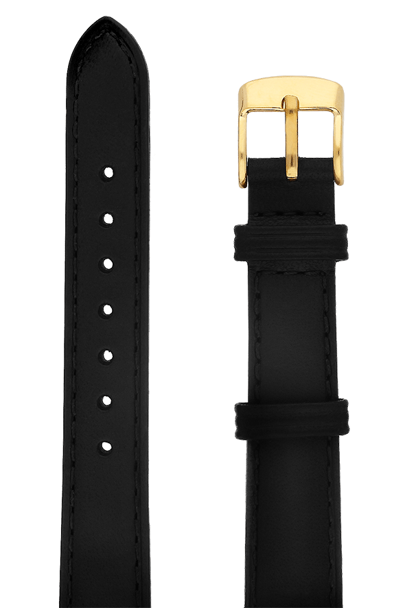 Yonger & Bresson Bracelet cuir Bracelet cuir noir femme 14 mm