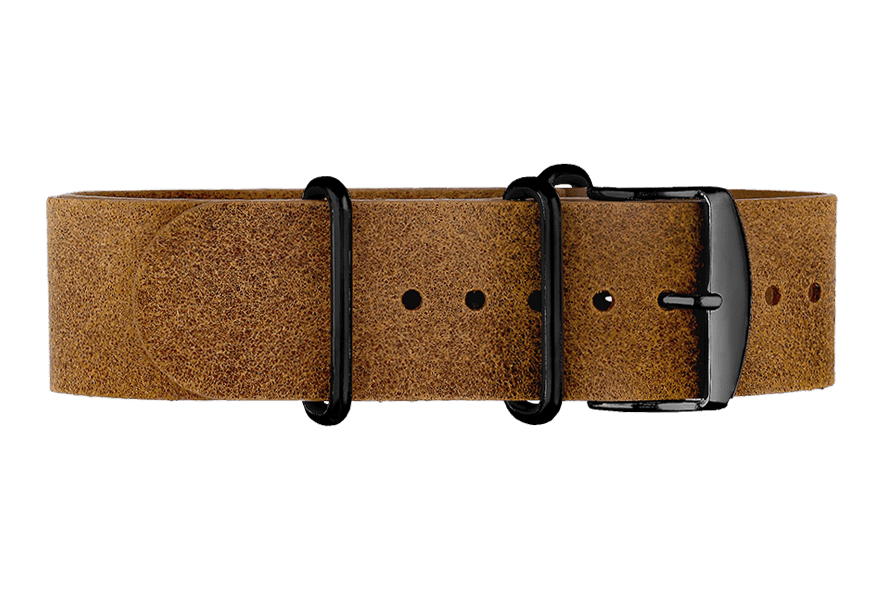 Yonger & Bresson Bracelet nato cuir Bracelet nato cuir gold homme 22 mm